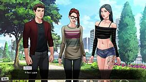 彼女がレッドストリングゲームでオナニーしてるのバレちゃった！パート32