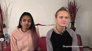 Förtvivlade amatörer! Heta rödhåriga babes med stora pattar rider och suger stora kukar. Knullas hårt varje gång.