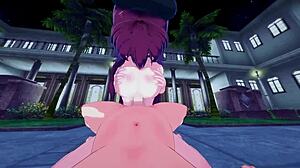 3D karikature namigujejo na divje hentai scene