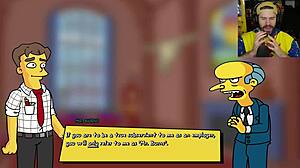 Simpsons hra Burns Mansion s kinky zvraty