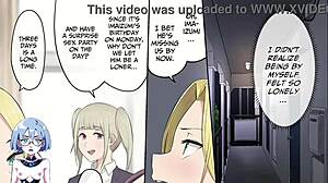 이마이즈미 집에 여자들 모여 빅 티츠 만화 액션