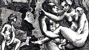 Desene erotice vintage aduse la viață în stil animat