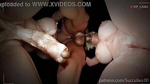 Succubus3D Futa dengan Kontol Besar Hantam Mercy Keras