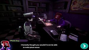 在Fap Nights Frennis 3中做披萨变得狂野！