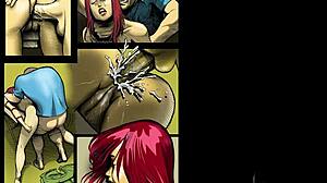 Эти мультяшные девчонки жестко трахают пизду и кричат от огромного члена!