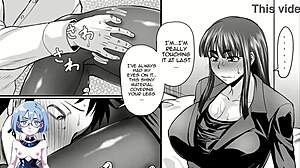 أنثى سمينة في الحرارة تثير بصدر كبير