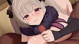 Caramba, Essa Garota Anime Safada Adora Levar Creampie na Buceta em Missionário! Não Cansa Dela.