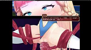 Princezna Rytířka Část 1: Venkovní Fellatio v Anime Hře