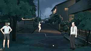 Brezsramna MILF ekshibicionistka na prostem