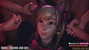 守望先锋最热动画在狂野射精合集中，快来看！