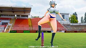 Haku ve Mikus'un Açık Jimnastiği JYB Bilinmeyen: Rule 34 Atletik Hareketler Anime'de Parlıyor.