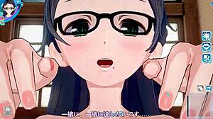 Koikatsu Sunshine - стеснительная очкастая девчонка в интимном сексе лицом к лицу 😳