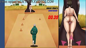 स्क्विट एनिमे में हॉर्नी एनल एक्शन से वाइल्ड हो जाती है