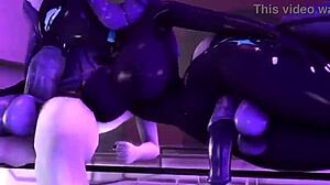 Η Σκοτεινή Πλευρά της Σπάνιας Σεξ Animation 3D με Χαρακτήρες Justice League