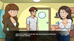 Parodia porno de Portal, juego de hentai ep 2 con Beth como sexbot