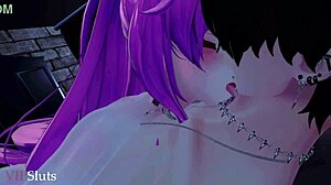 Vipsluts - Королева вампиров соблазняет и доминирует над охотником, превращая в верного питомца своими темными силами