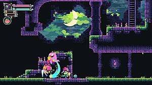 嘿，翻转女巫像素Hentai ep 10有女支配鬼骑！