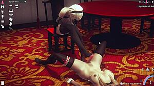 动漫2B来自尼尔自动机在原汁原味动作中堕落。