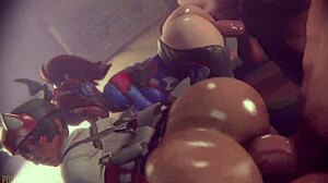 Nu mă satur de această compilație Overwatch 101 din ian 23 cu scene animate sălbatice.