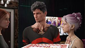 Hej, kaj če vzamemo to popolno igro Hellcat Lounge del 5 z punco zunaj mokra naga kurba akcija naravne joške bradavice gole hentai zabava.