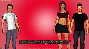 Podvádějící žena touží po černém ptáku v 3D porno hře!