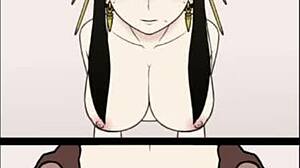 Chicas Desconocidas Quedan Atascadas en la Pared para Golpeo de Polla Monstruosa en Hentai 3D Episodio 2.