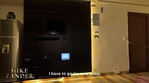 Aproape prins făcând sex tare cu soacra în timp ce prietena e plecată!