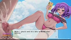 Den andra världens strand - Del 1 släpper lös femdom handjob och titty fuck i vild hentai