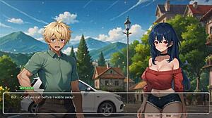 블러링 더 월스 로맨스 게임 에피소드 2, 흥분한 여친이 셔츠 찢어