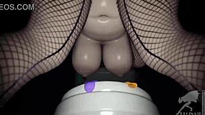 Компилляция анимации Маделин Золдак рвёт! Большие сиськи в догги позе!