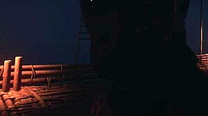 Acción grupal 3D con morenas en yate en Isla Maldita