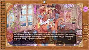 لعبة هينتاي نفسية مع إلهة جنس غريبة تنقذ العالم