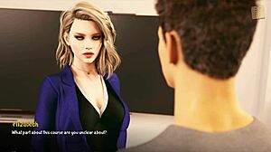 Academia AoA 18 detalhes eróticos de anime