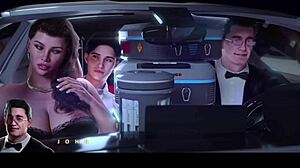 Эй, Трогаю Свою Мачеху Прямо Перед Ее Парнем в 3D Хентай! 😜