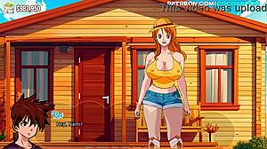 哇，娜美在海贼王游戏里居然为了钱操！