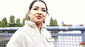 German Scout - Tiny Latina Midget Munequita Enfadada Gets Big Dick in Berlin Casting