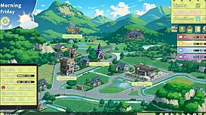 夏日三叶草后宫游戏第10集：在可爱棕发女孩脸上射两次