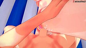 黑暗魔术师女孩穿比基尼幻想中被猛插