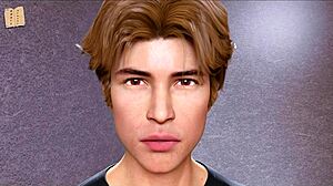 Adoro explorar peitos grandes no jogo anime Free Will 9