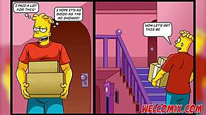 सिम्पटून्स गे पॉर्न में दिलचस्प वर्चुअल रियलिटी ट्विस्ट्स।