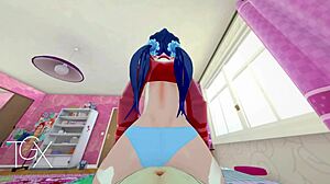 Anime Hentai Hra Mita Šuká v Divokých Pozicích s Horkým Kouřením