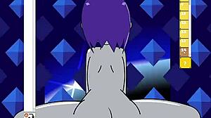 Dívám se, jak Raven dostává do kundy a prdele v teen 18+ titans anime hentai
