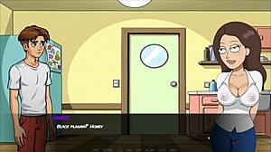 Demoniums parodi hentai spil ep 5 pegging første skud