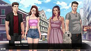 لعب مكثف في سلسلة الخيط الأحمر الجزء 44 مع عمل ديلدو