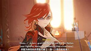 Mavuika menonjol dalam aksi anime dengan gaya unik