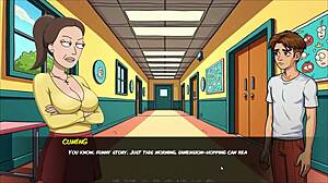 portal parody hentai game ep 6 betrapt in klas