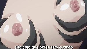 Anime kunoichi uväznená a tvrdo šukaná do zadku v divokej skupinovej scéne