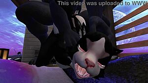 黑狼男猛干斑猫女3D中出硬核