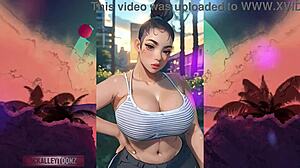 见过像这样的性感AI动漫老婆拥有巨大曲线吗？