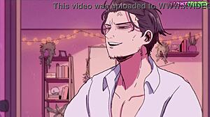 枕头公主Lewdfroggo在独奏粗暴Hentai动画中闪耀